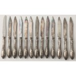 SET OF MODEL ALEXANDRA cutlery for 12 persons, Poland, Warsaw, Norblin et al, 19th / 20th c.