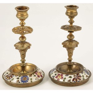 Pair of Candlesticks, early 20th century.