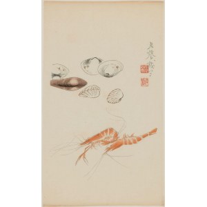 MUSSELS AND CROSSES, China, mid-20th century.