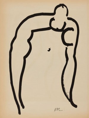 Henri MATISSE, AKT SIEDZĄCY, NIEBIESKI, 1952 (ed. 1958)