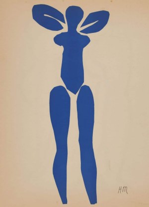 Henri MATISSE, AKT STOJĄCY, NIEBIESKI, 1952 (ed. 1958)