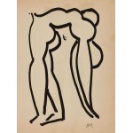 Henri MATISSE, STANDING ACT, BLUE, 1952 (vyd. 1958)