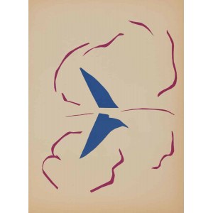 Henri MATISSE, BOAT, stained glass design, 1948 (ed. 1958)