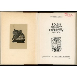 Jabłoński, Polski Pieniądz papierowy 1794-1948 [ekslibris]
