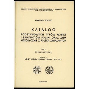 Kopicki, Catalogue of basic types of coins