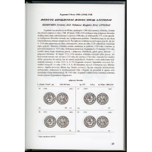 Kopicki, Mince Litevského velkoknížectví / Tyszkiewicz, Skorowidz monet litewskich (reprint)