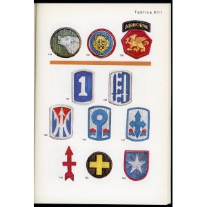 Krzywania, Oznaki armii USA 1941-1985 Część I [ekslibris]