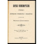 Kurnatowski, Zapiski Numizmatyczne [reedycja]