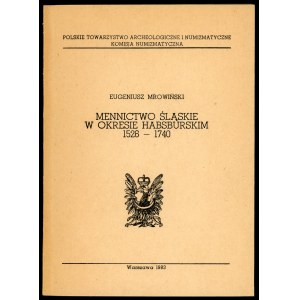 Mrowinski, sliezske mincovníctvo v habsburskom období ... [ekslibris].