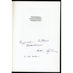 Niemirycz, Memoirs of a Warsaw...[dedication].