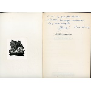 Opozda, Lobezenice Mint [ex-libris, dedication].