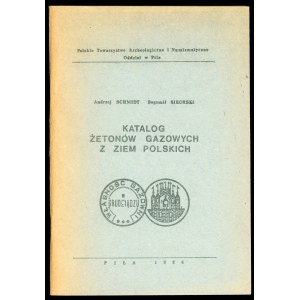 Schmidt, Sikorski, Katalóg plynových žetónov z krajín... [ex-libris].