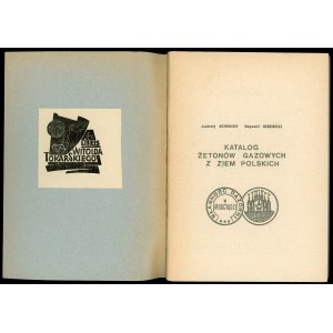 Schmidt, Sikorski, Katalog plynových žetonů ze zemí... [ex-libris].