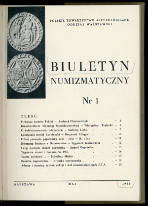 Biuletyn Numizmatyczny Komplet numerów 1-403) [Ekslibrisy, dedykacja]