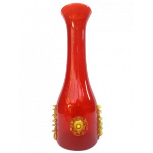 Rote Vase, Glashütte Prądniczanka