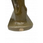 Keramische Skulptur Drei Grazien. Entworfen von Zdenek Farnik. Herstellung Bechyne, Keramik
