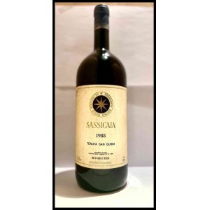 Tenuta San Guido Bolgheri, Sassicaia Tuscany, Sassicaia DOC - 1 magnum (Mg), vintage 1988.Level: