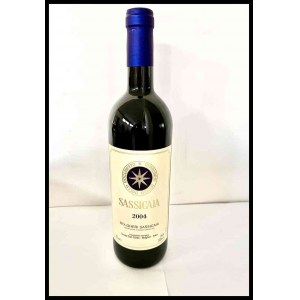 Tenuta San Guido Bolgheri, Sassicaia Tuscany, Sassicaia DOC - 1 bottle (bt), vintage 2004.Level: