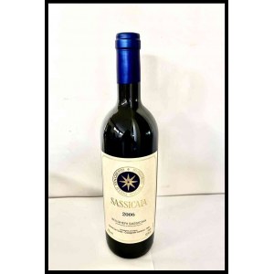 Tenuta San Guido Bolgheri, Sassicaia Tuscany, Sassicaia DOC - 1 bottle (bt), vintage 2006.Level: