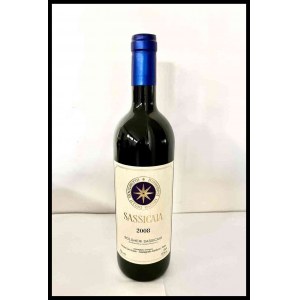 Tenuta San Guido Bolgheri, Sassicaia Tuscany, Sassicaia DOC - 1 bottle (bt), vintage 2008.Level: