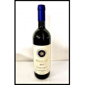 Tenuta San Guido Bolgheri, Sassicaia Tuscany, Sassicaia DOC - 1 bottle (bt), vintage 2011.Level: