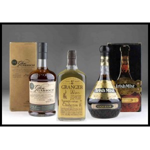 Glen Garioch 12 Years Old, Granger Genepy Nature Chaberton, Irish Mist Multiple lot, 3 bottles 1