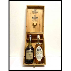Match 5 Years Old Blended Malt Whisky -Martell Grande Fine Cognac Medaillon Cognac e Blended Malt