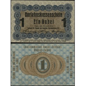 Polska, 1 rubel, 17.04.1916, Poznań