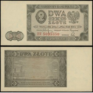 Poľsko, 2 zloté, 1.07.1948