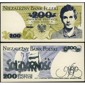 Polska, 200 złotych, 31.01.1986