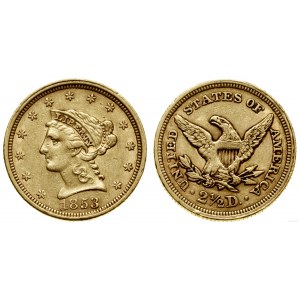 Stany Zjednoczone Ameryki (USA), 2 1/2 dolara, 1853, Filadelfia