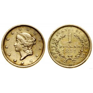 Stany Zjednoczone Ameryki (USA), 1 dolar, 1851, Filadelfia