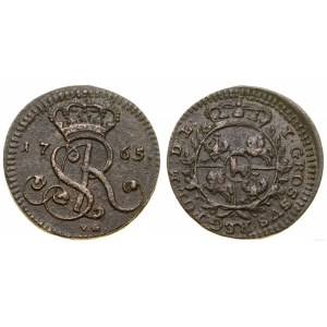 Polska, grosz, 1765 VG, Kraków