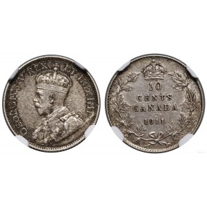 Kanada, 10 centów, 1911, Ottawa