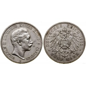 Niemcy, 5 marek, 1902 A, Berlin