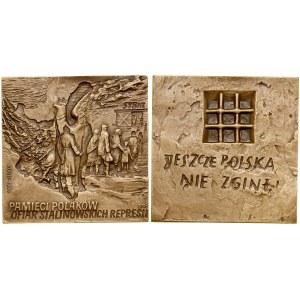 Polska, medal - pamięci Polaków ofiar stalinowskich represji, 1988, Warszawa