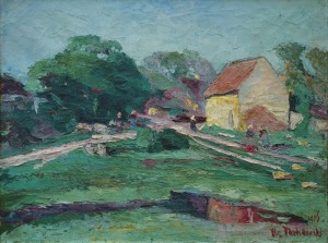 Terlikowski Włodzimierz, WIOSKA W BRETANII, 1916