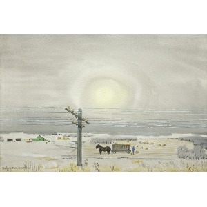 Malczewski Rafał, PIERWSZY ŚNIEG NA PRERIACH, ok. 1945
