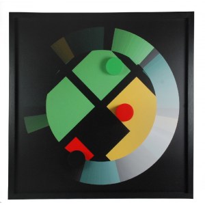 Radosław SOWIAK (ur. 1950), Warcaby z Mondrianem, 2018