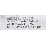 Andrzej Rajch (1948 Łódź - 2009 Łódź), Bez tytułu,