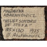 Magdalena Abakanowicz (1930 Falenty pod Warszawą - 2017 Warszawa), Relief sombre de Stefa, 1975