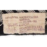 Krystyna Nadratowska-Górska (1940 - 2019 ), Kompozícia, 1984