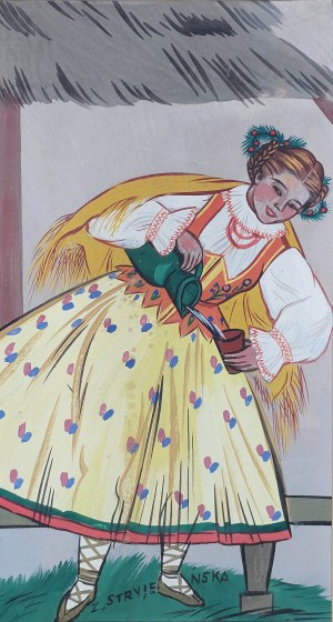 Zofia Stryjeńska (1891 Kraków - 1976 Genewa), Dziewczyna z dzbanem