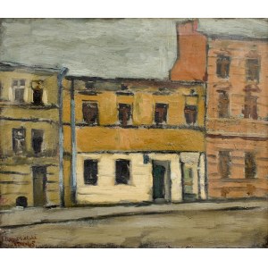 Jerzy Nowosielski (1923 Kraków - 2011 there), Karmelicka Street in Kraków, 1945.