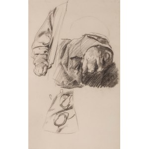 Józef Mehoffer (1869 Ropczyce - 1946 Wadowice), Study of a hand