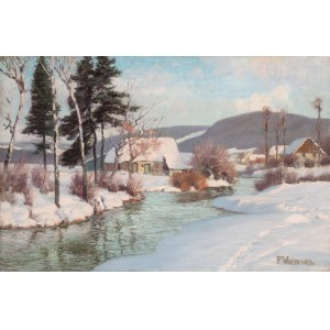 Paul Weimann (1867 Wrocław -1945 Jelenia Góra), Winterlandschaft