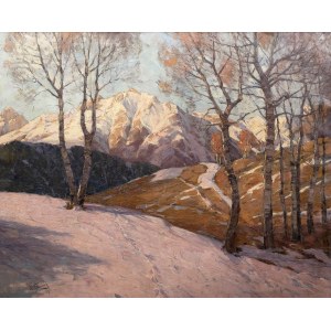 Robert F. Curry (1872 Boston - 1955 Riederau/Ammersee), Winter Landscape