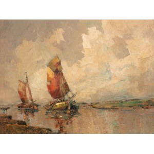 Rudolf Priebe (1889 - 1956 Rudolfstadt), Under Sail