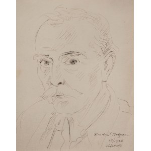 Wlastimil Hofman (1881 Praha - 1970 Szklarska Poreba), Autoportrét, 1946.