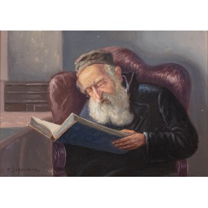 Konstanty Shevchenko (1910 Warsaw-1991 there), Old Jew with a book